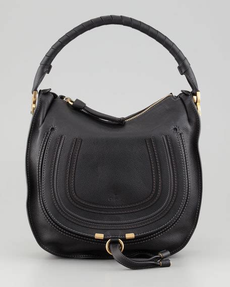 chloe marcie hobo black|chloe marcie tote medium.